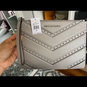 Michael Kors Stud Clutch / Wristlet XL